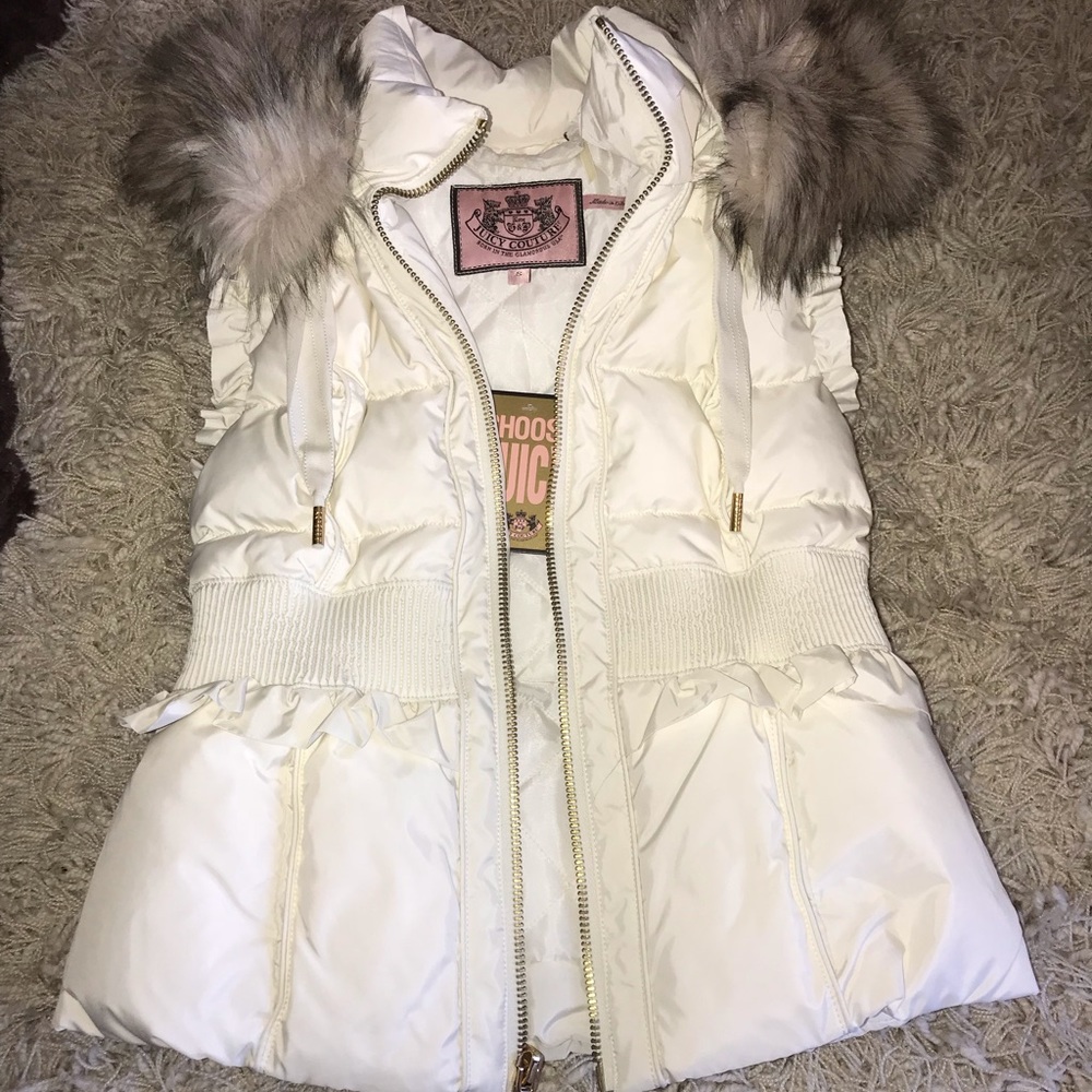 Juicy Couture Angel puff vest